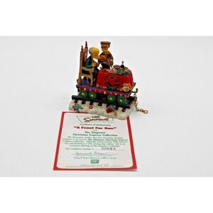 The Simpsons "A Feast for One" Christmas Express Collection Train CoA # 2802A